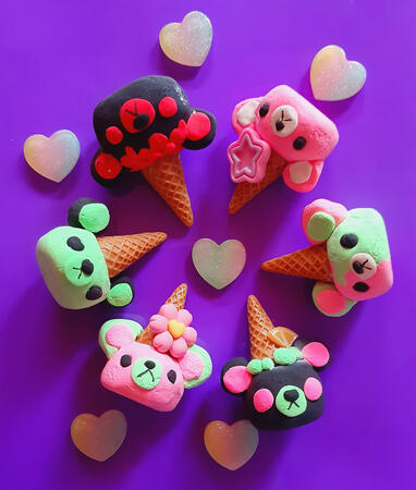 Icecream Bears figurine